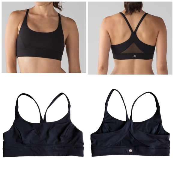 lululemon athletica Other - Lululemon Athletica black Train Time Bra women's size 10